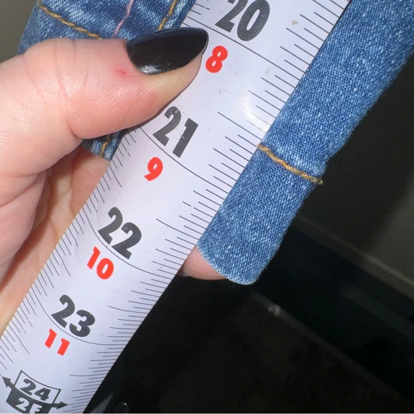 Women’s 725 Original Y2K Cropped Ankle Low Rise Oink Stitch Denim Jeans Size: 13 - Picture 16 of 16